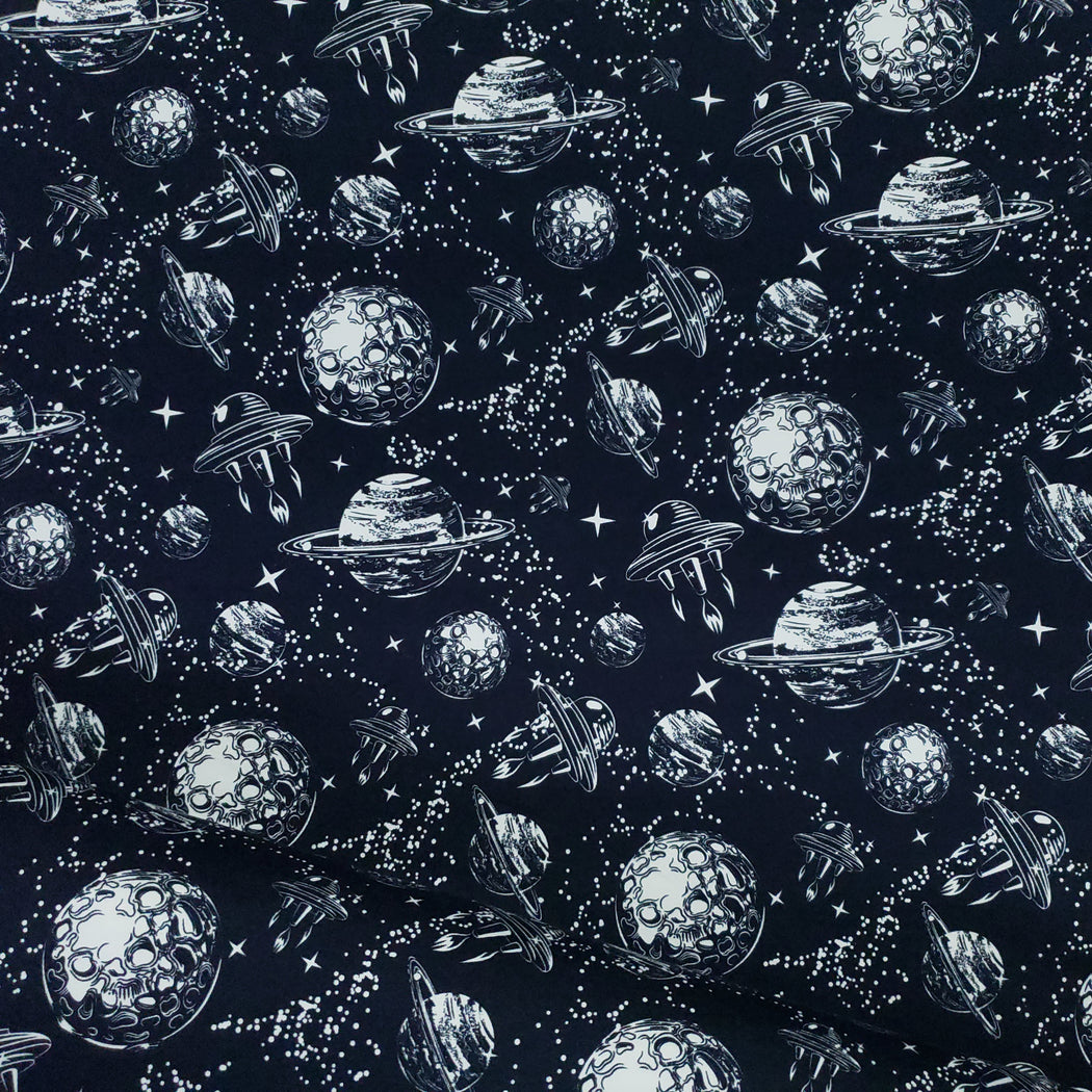 Planets & UFOs French Terry, Navy