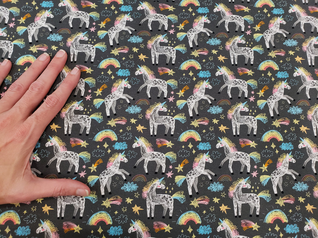 Sketch Unicorns Jersey, Gray