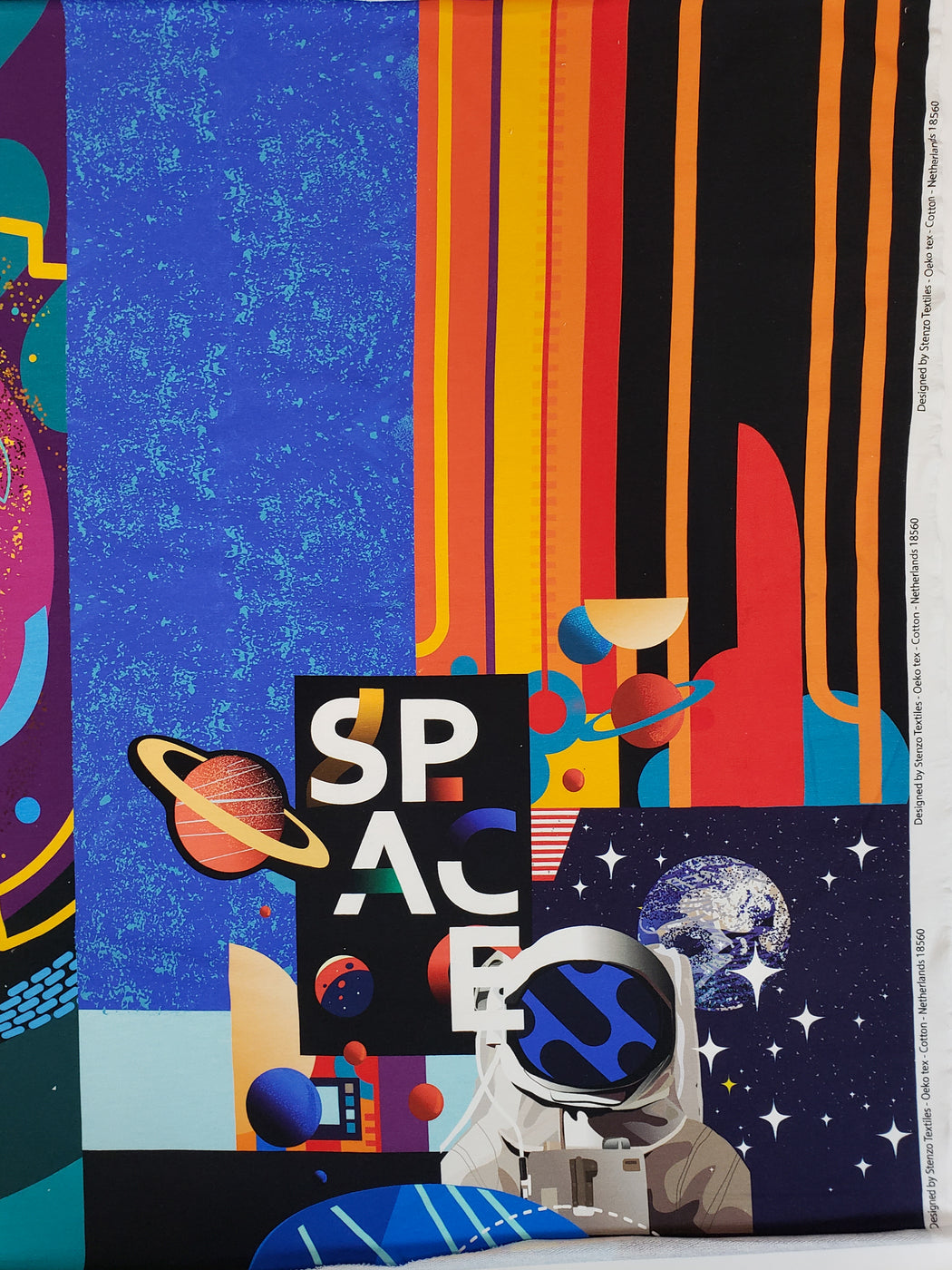 Colorful Space French Terry RAPPORT