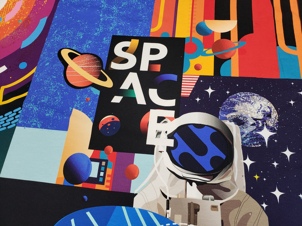 Colorful Space French Terry RAPPORT