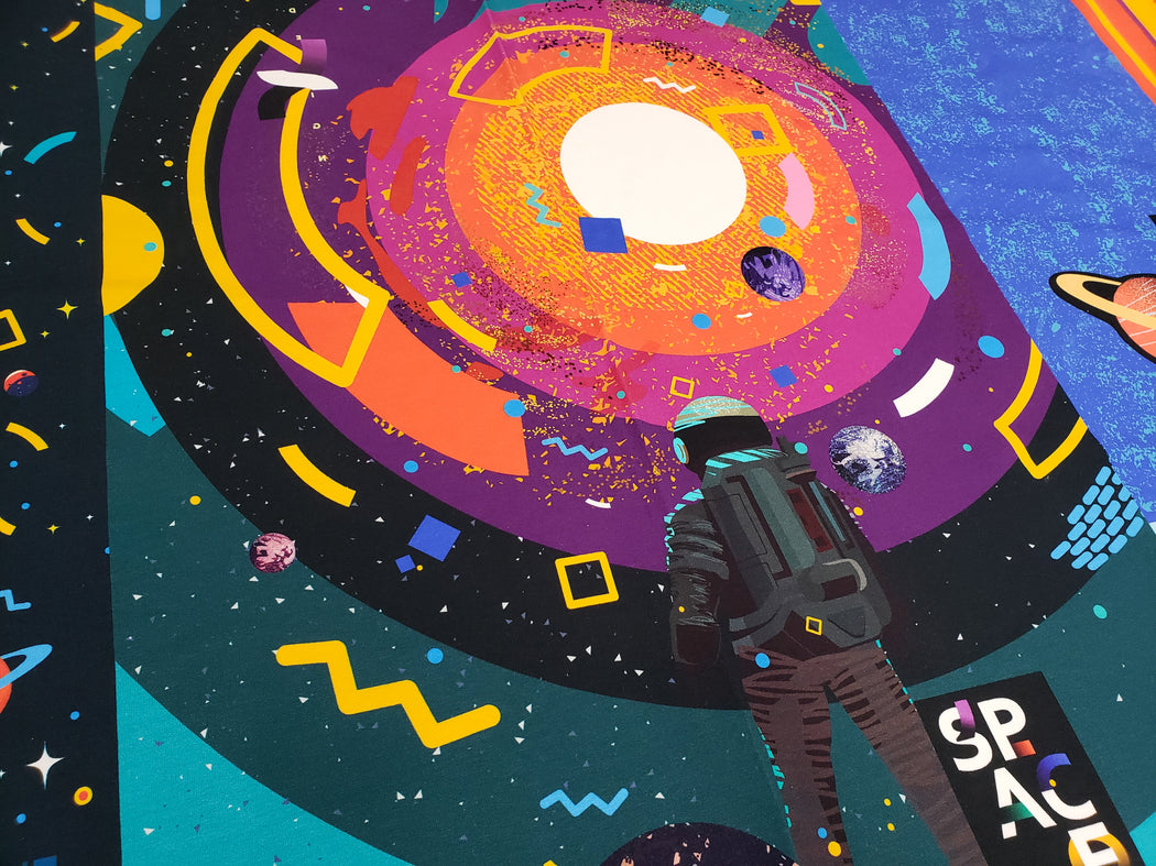 Colorful Space French Terry RAPPORT
