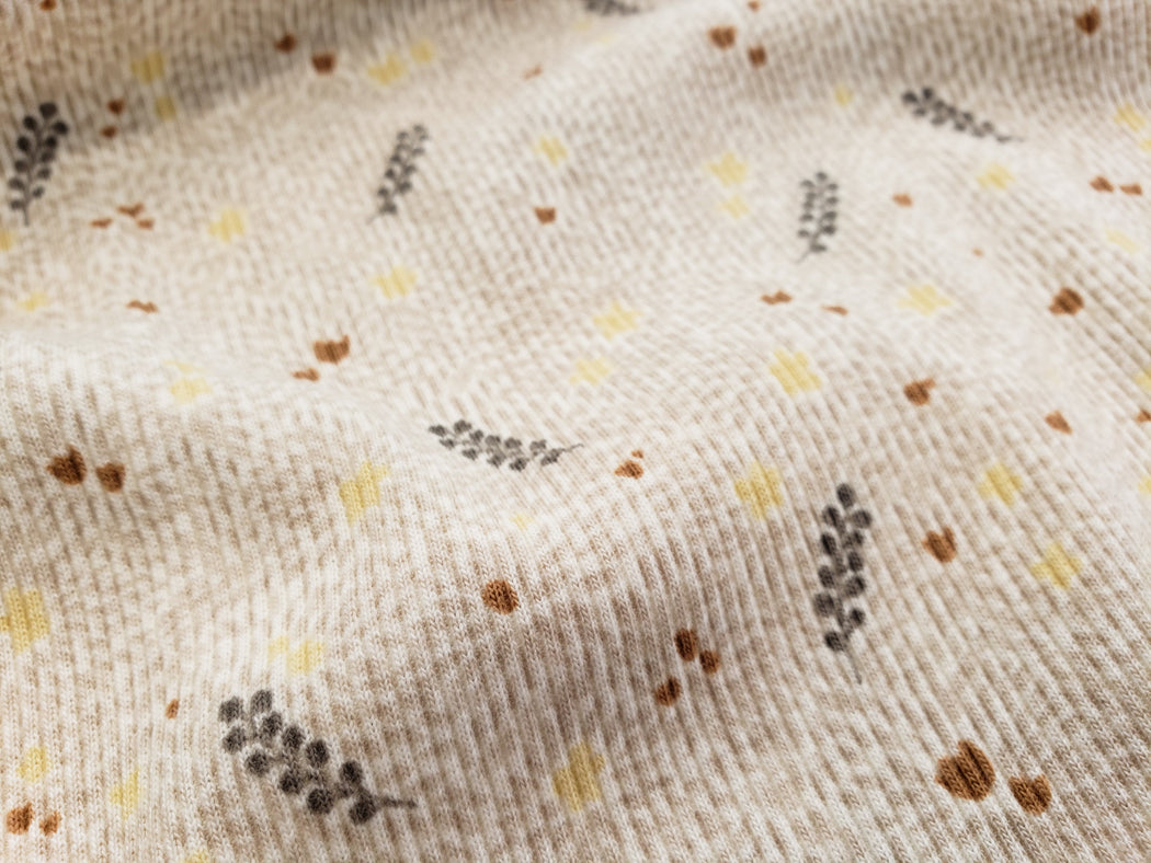 Blossom Organic Ribbed Knit, Cream