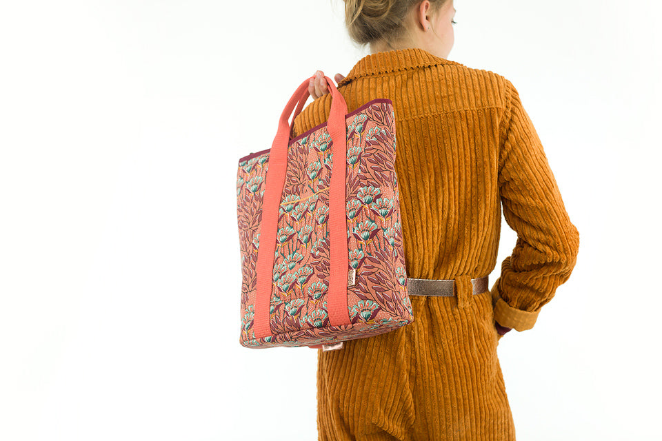 Webbing, Dark Persimmon & Copper Lurex