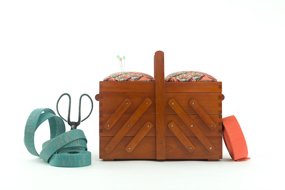 Webbing, Dark Persimmon & Copper Lurex
