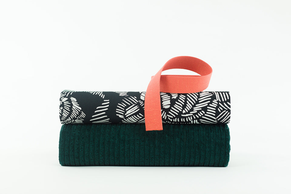 Webbing, Dark Persimmon & Copper Lurex