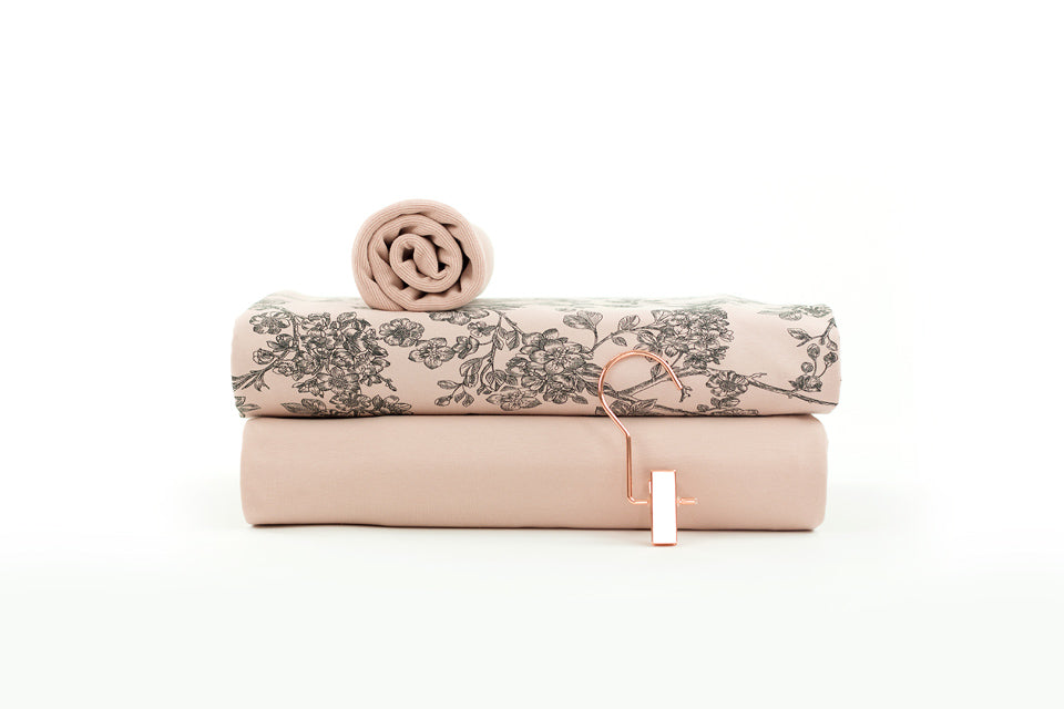 Rib Knit, Pale Pink