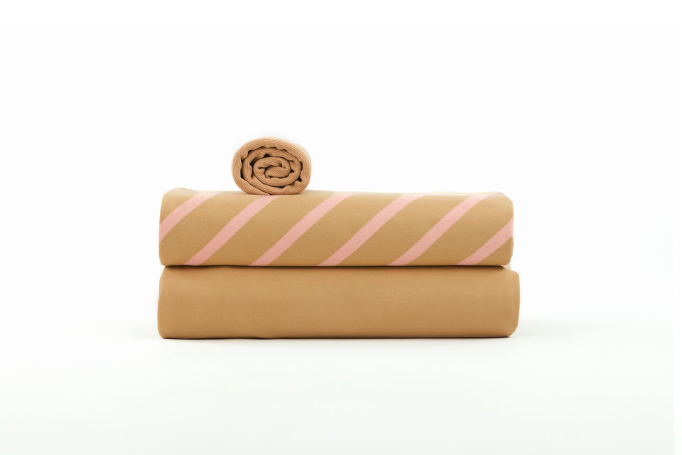 Stretch French Terry Solid, Fenugreek Brown