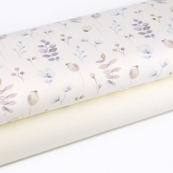 Poppy Dream Organic Jersey, Ecru