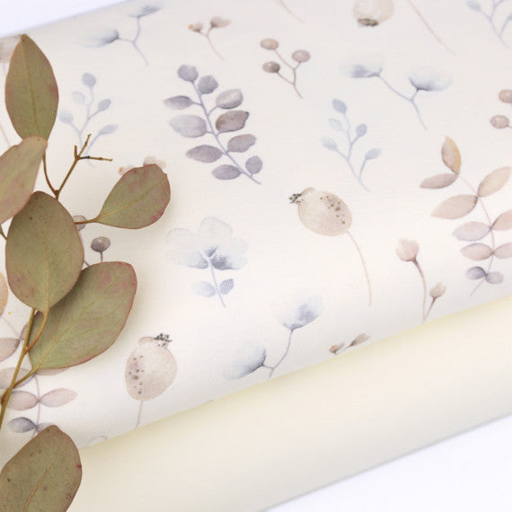 Poppy Dream Organic Jersey, Ecru