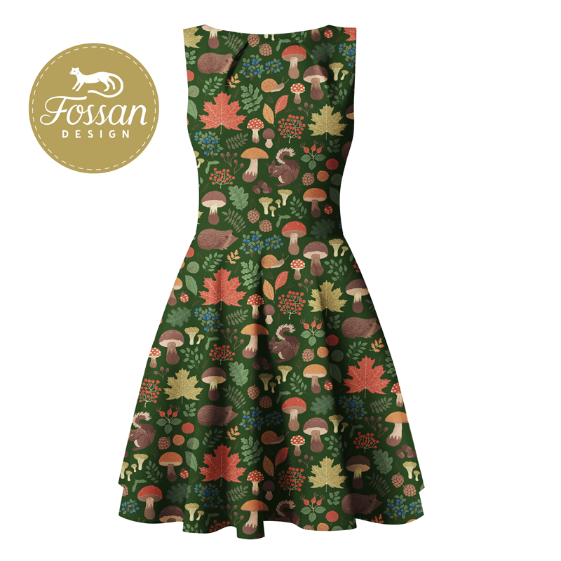 Autumn Forest Organic Jersey, Green