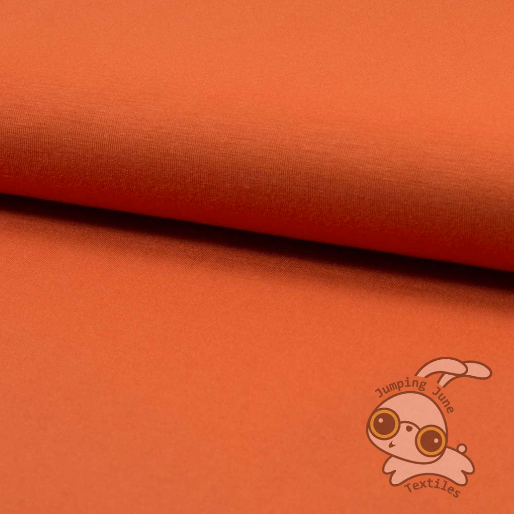Bamboo Jersey, Burnt Orange