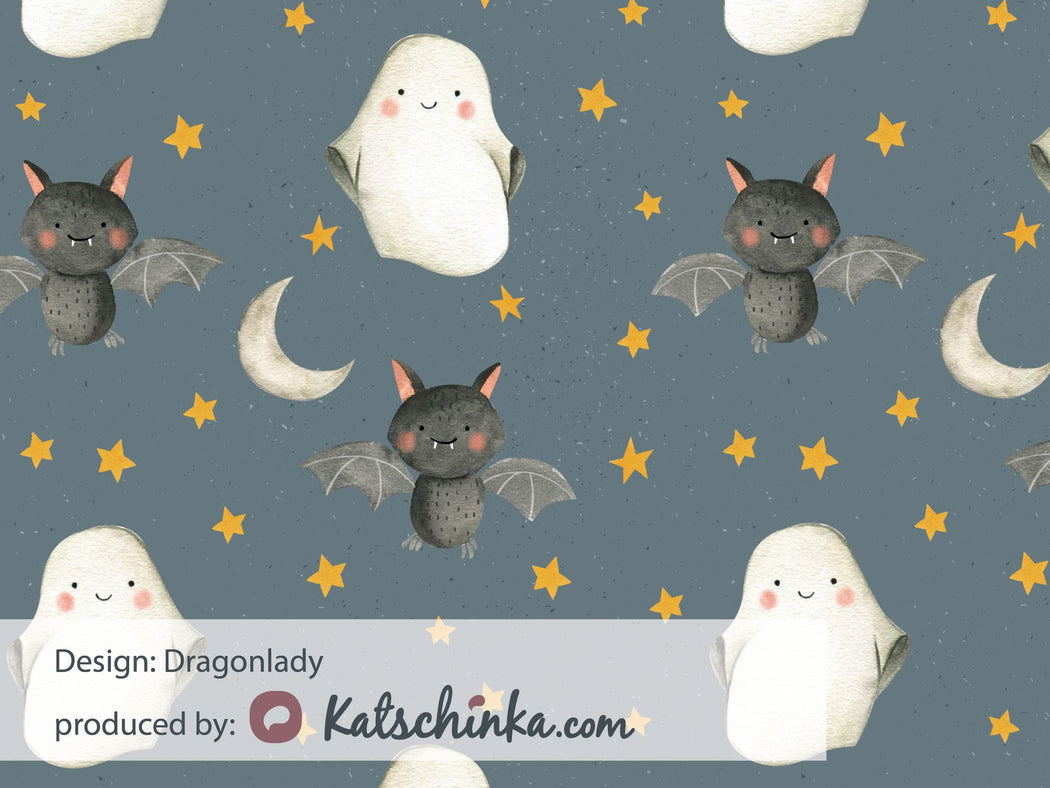 Spooky Night Organic French Terry