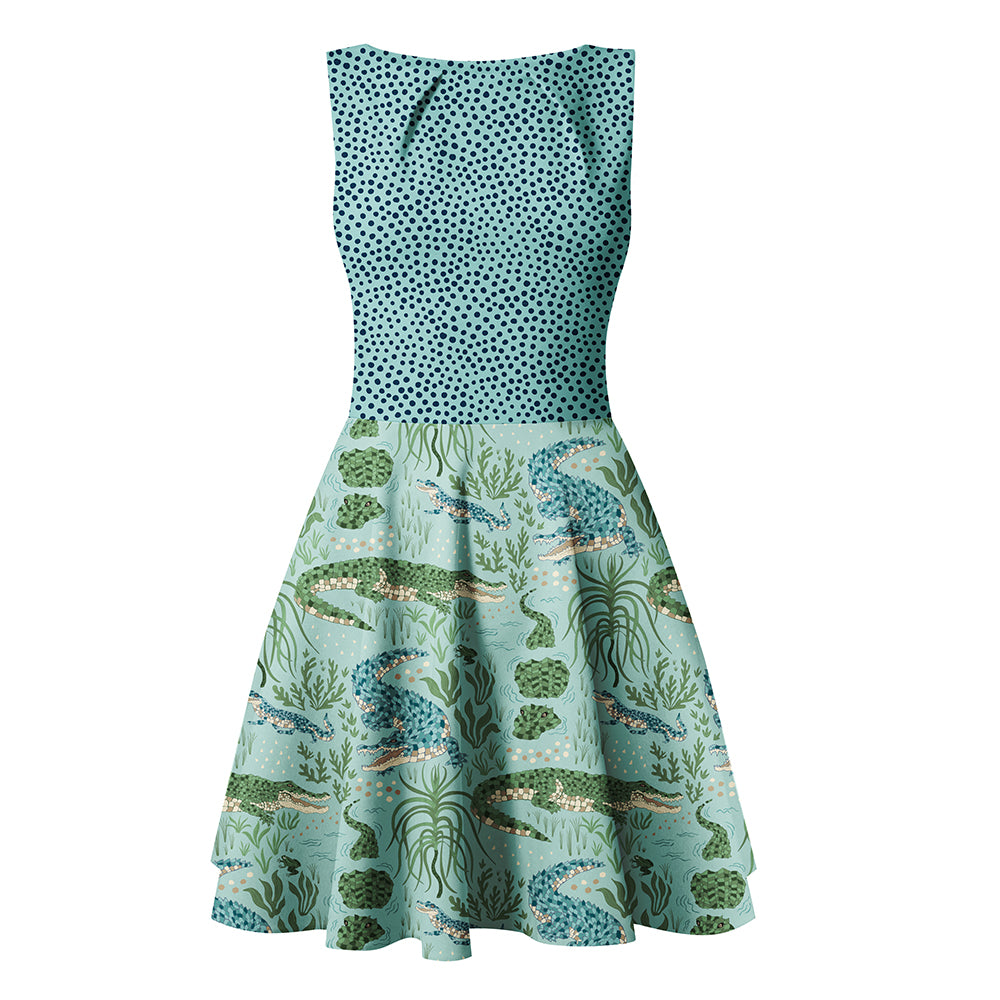 Crocodile Mint Organic Jersey
