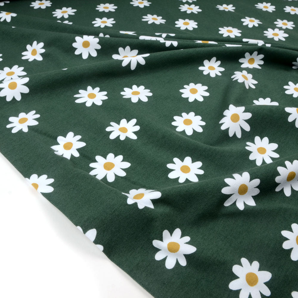 Daisy Organic Jersey, Forest Green