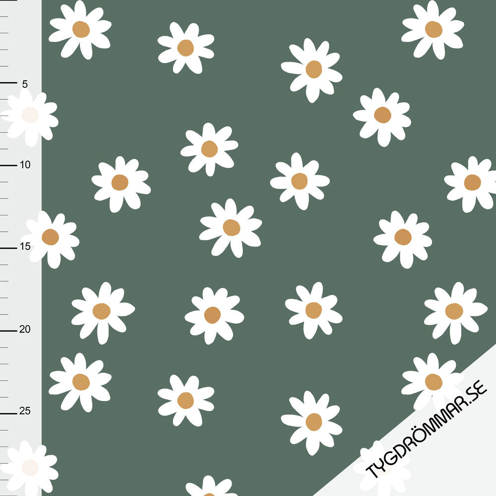 Daisy Organic Jersey, Forest Green