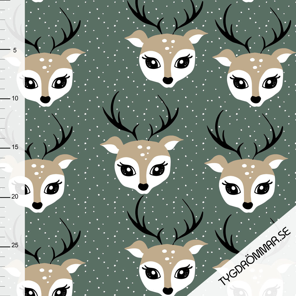 Debbie Deer Organic Jersey, Green