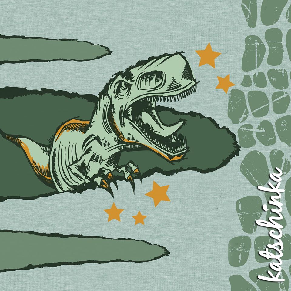 DinoPower Organic Jersey RAPPORT, Green