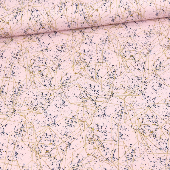 Dots & Geo Lines Jersey, Pink