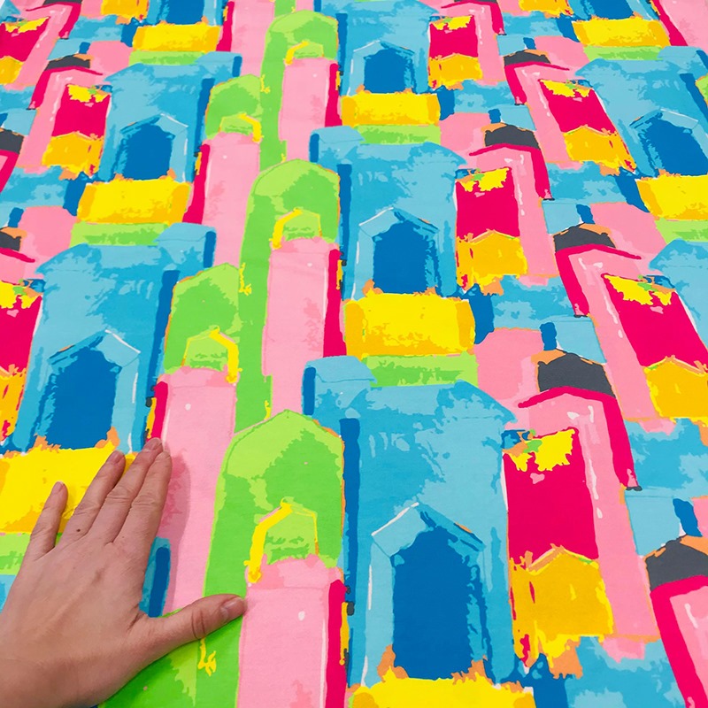 Downtown Jersey, Pink-Lime