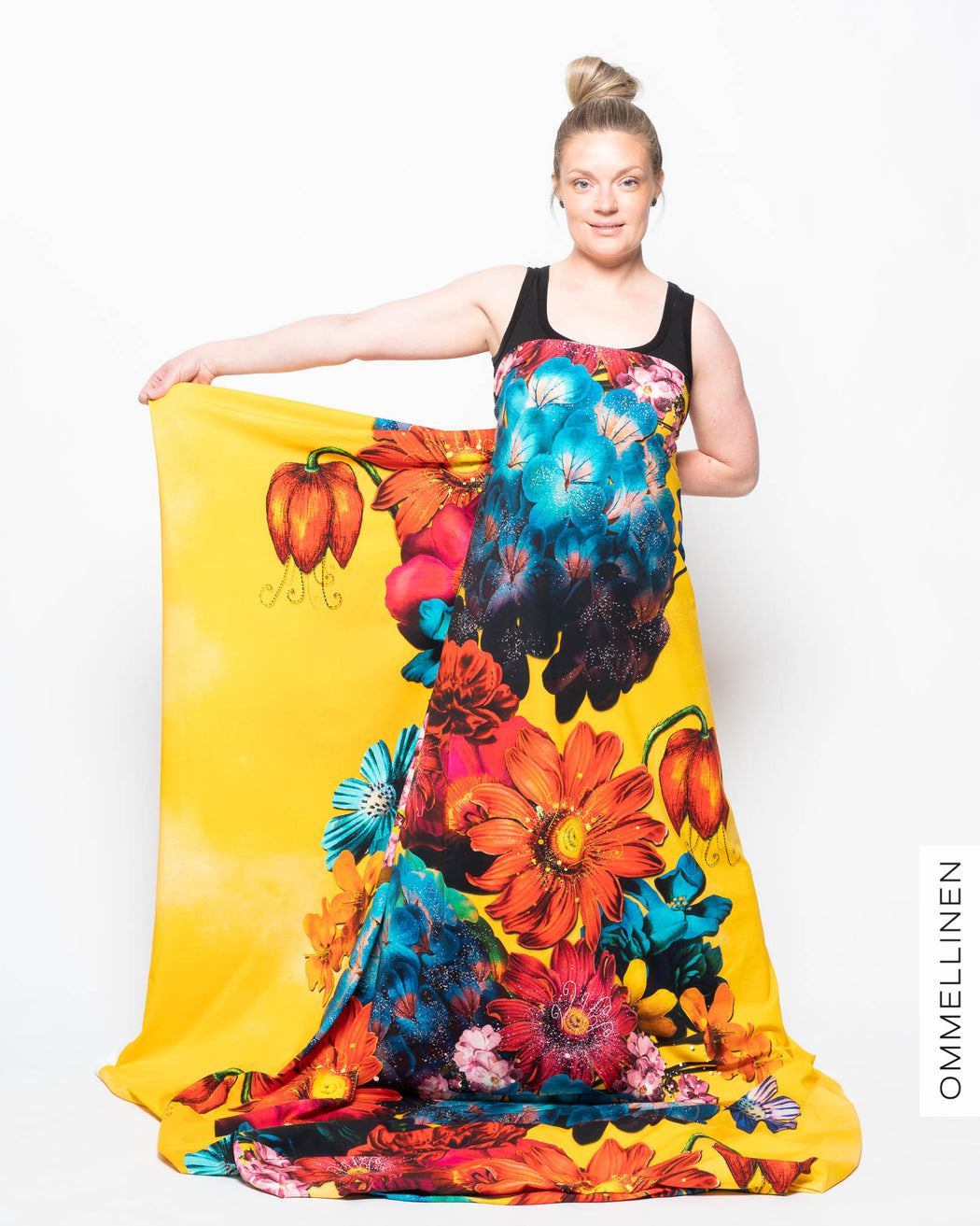 Dragonflower Organic Jersey, Yellow