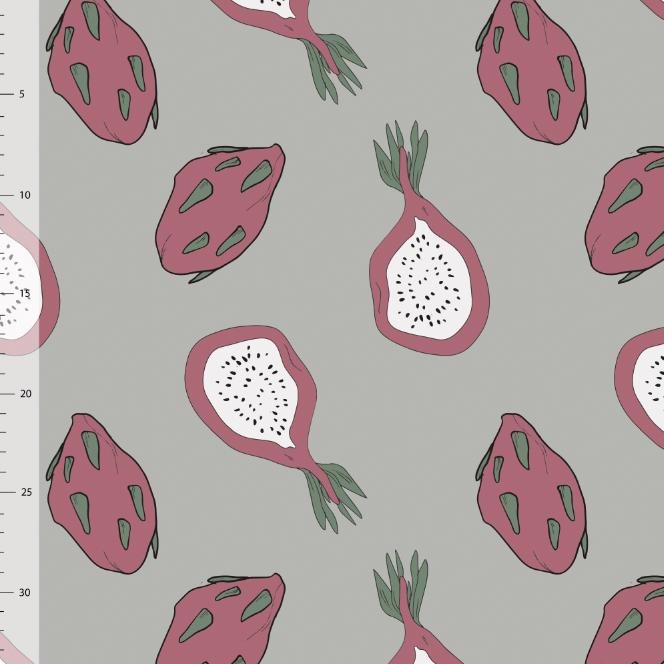 Dragonfruit Organic Jersey, Gray