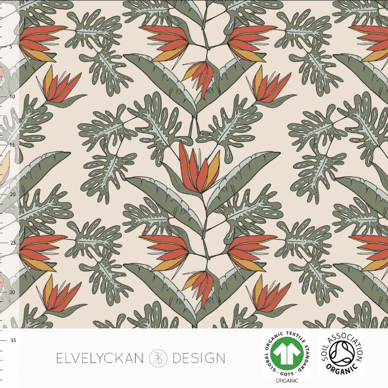Exotic Organic Jersey, Cream