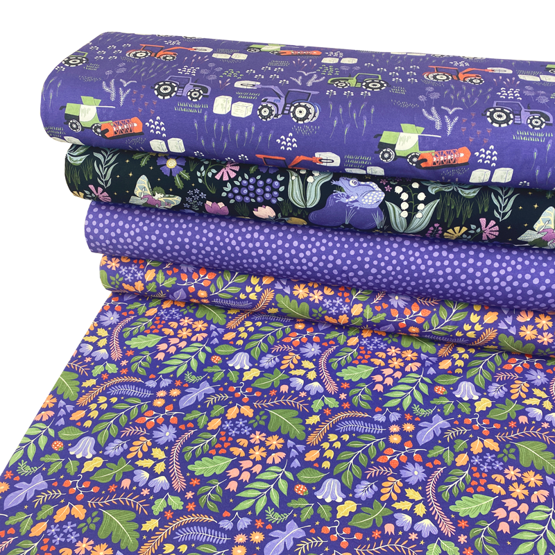 Tractors Organic Jersey, Purple