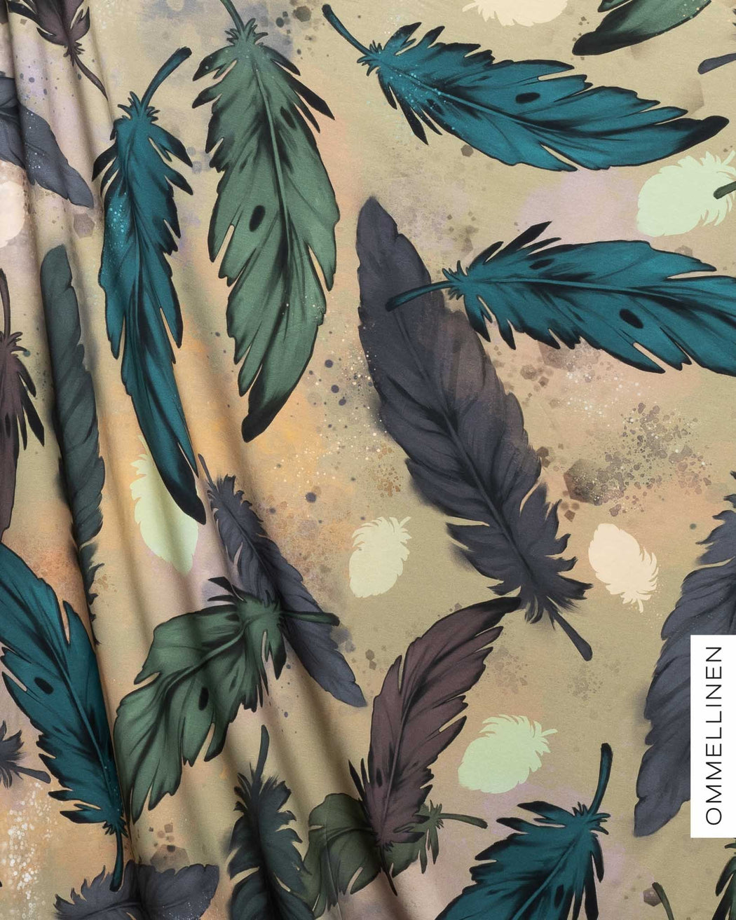 Giant Feathers Organic Jersey, Khaki