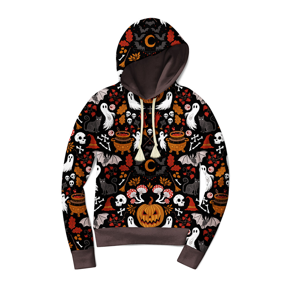 Halloween Night Organic French Terry