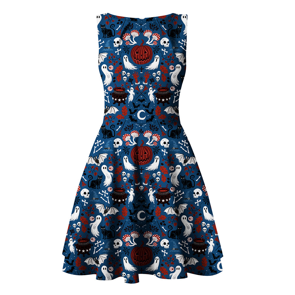 Halloween Blue Organic Jersey