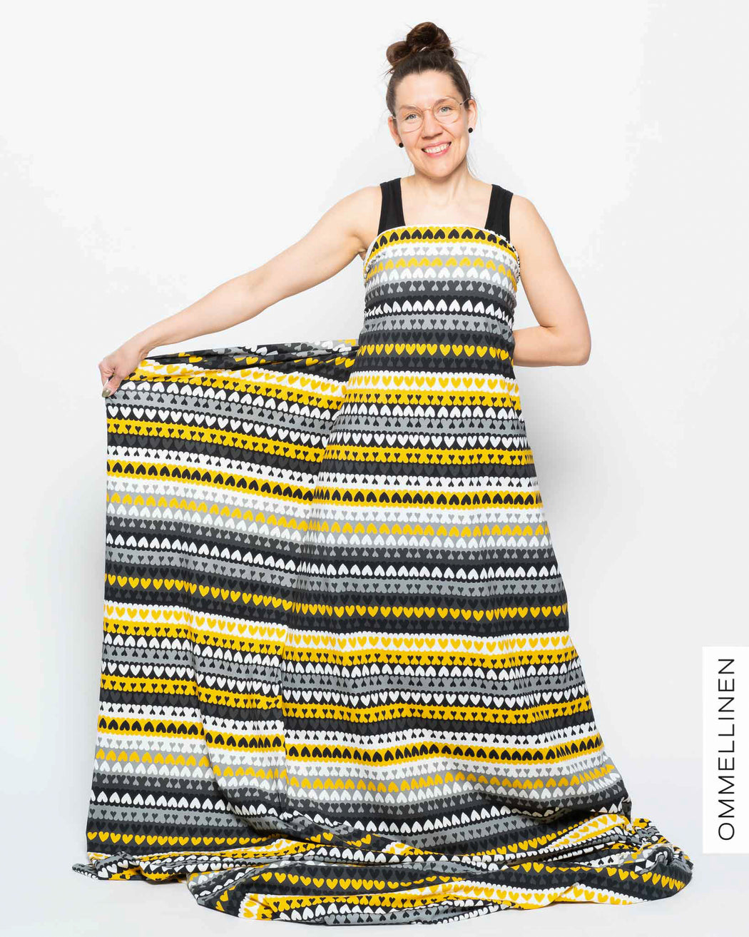 HeartHeart Organic Jersey, Gray-Yellow