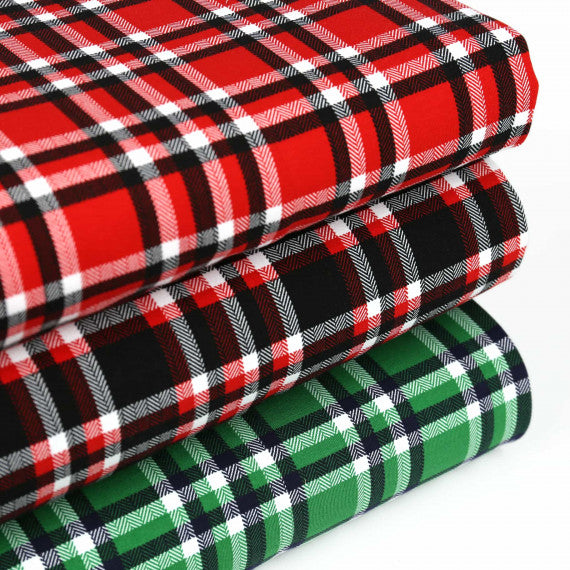 Plaid Jersey, Red