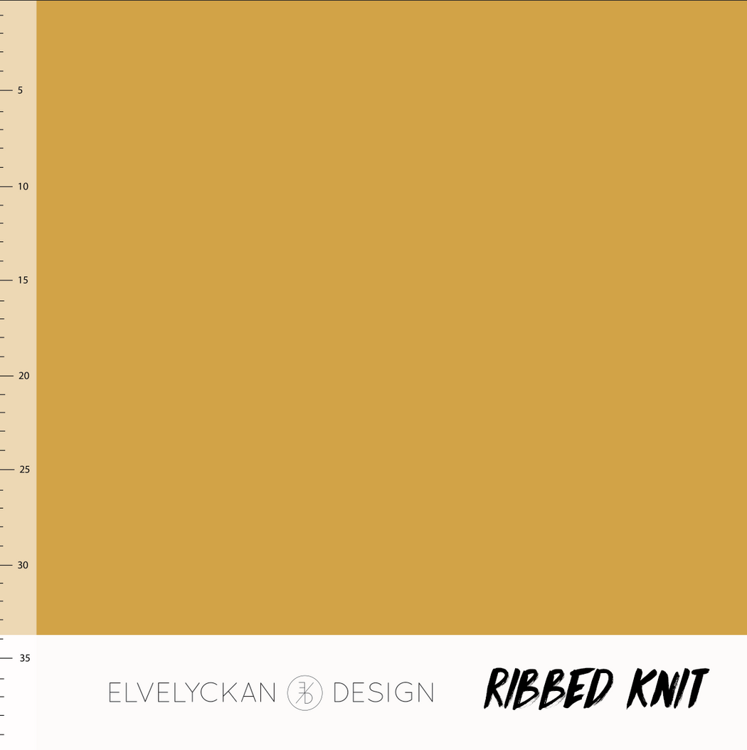 Ribbed Knit, Gold