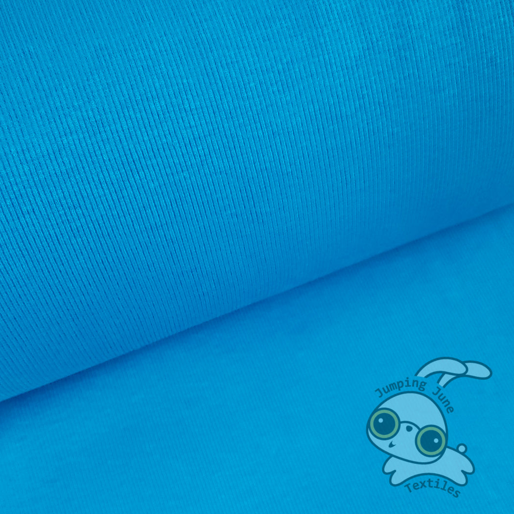 Ribbing, Vivid Cyan 330 gsm