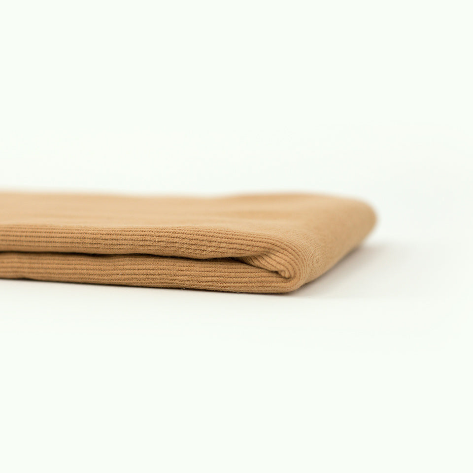 Rib Knit, Fenugreek Brown