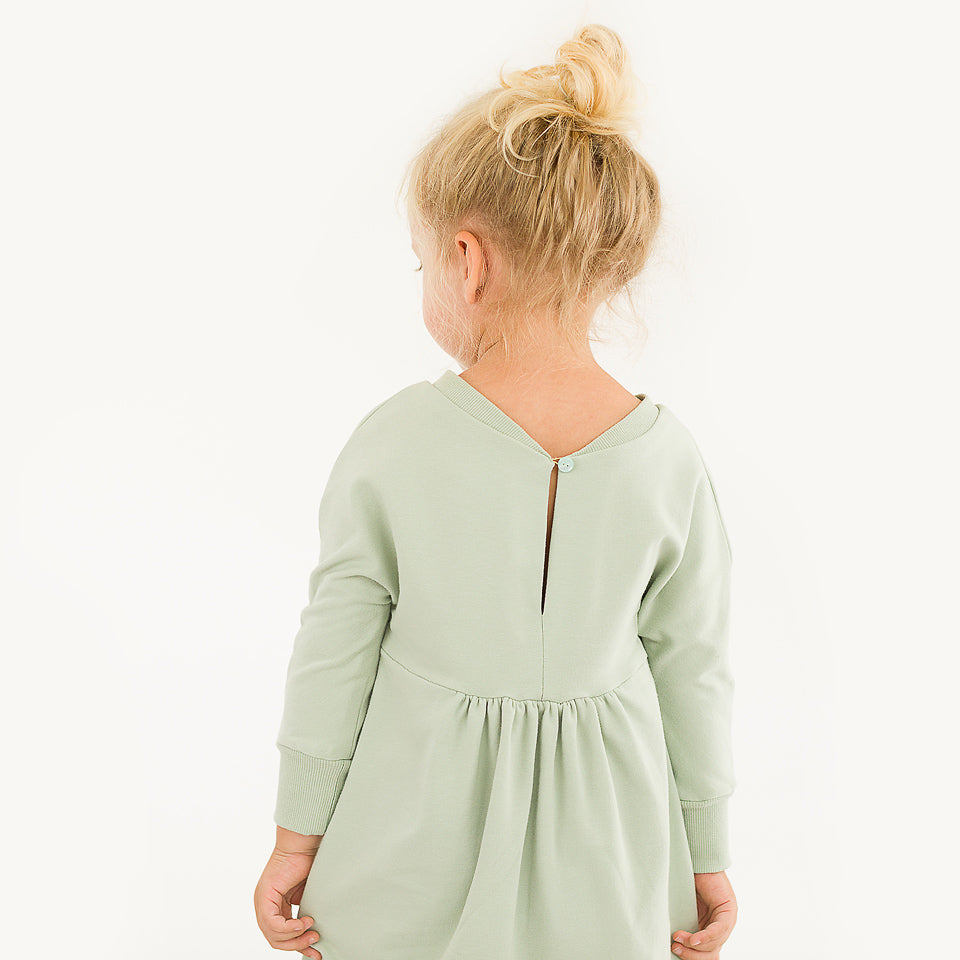 Rib Knit, Gray Aqua