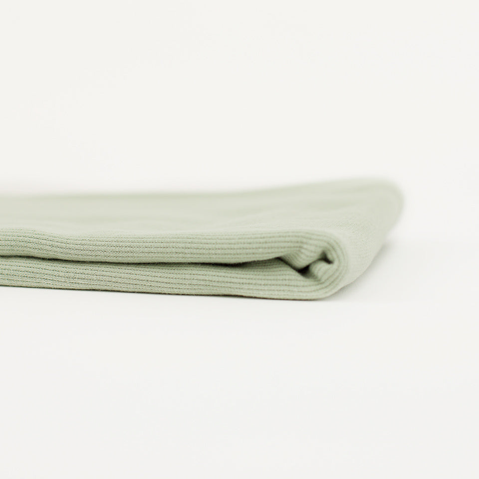 Rib Knit, Gray Aqua