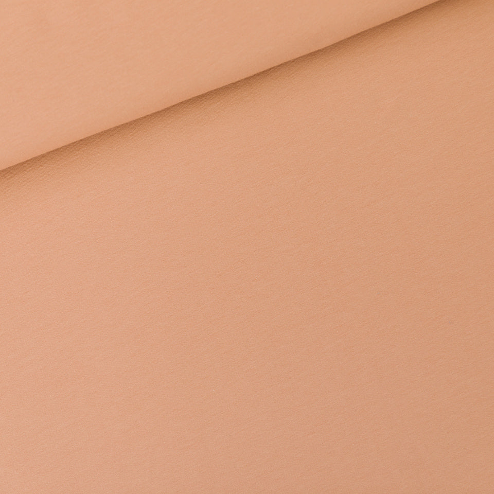 Stretch French Terry Solid, Cafe Creme