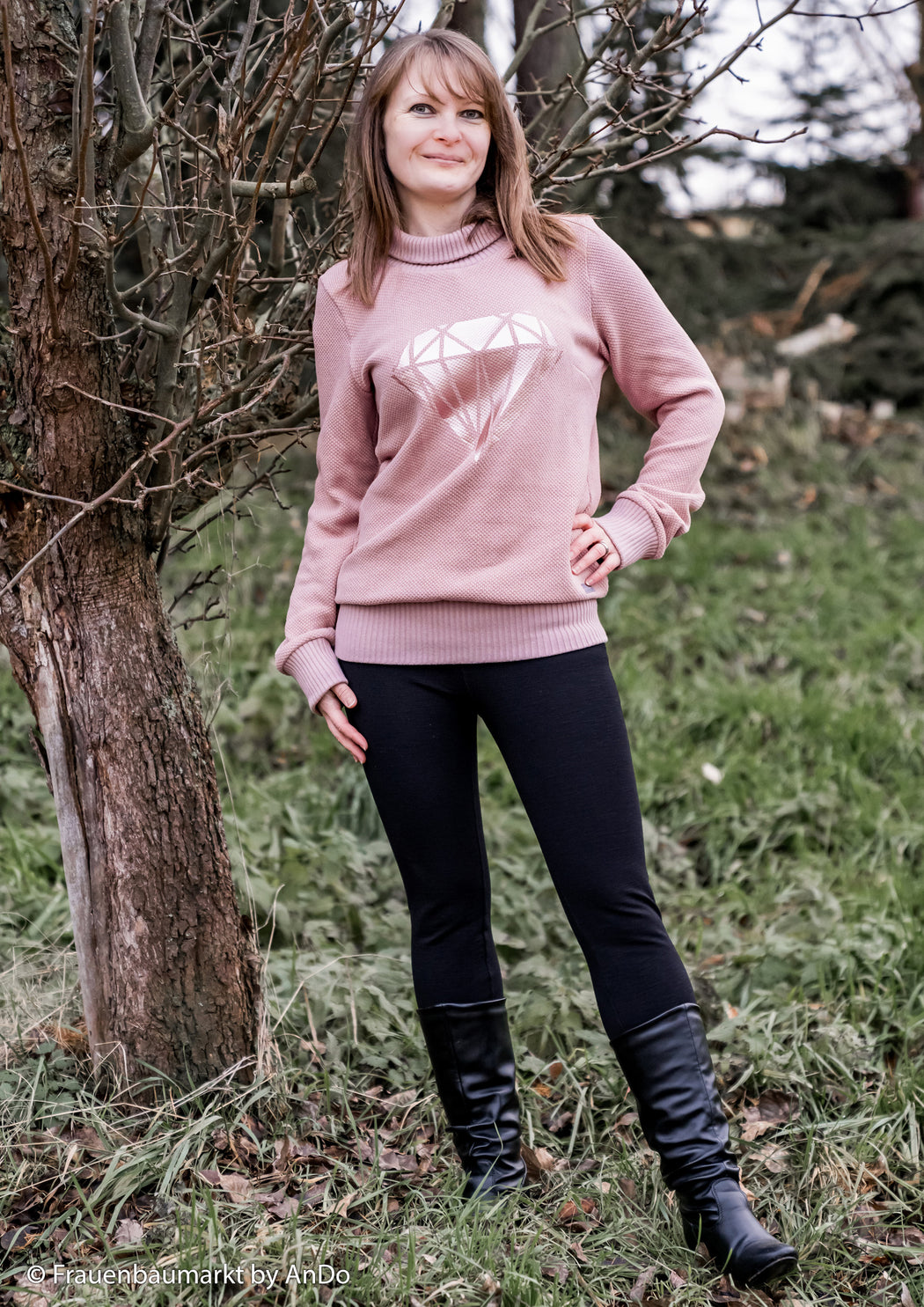 Mauve Pink 4x4 Heavy Ribbing, *Limited Fall Collection*