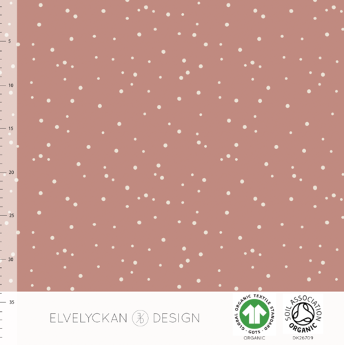 Spots Organic Ribbed Knit, Blush Pink