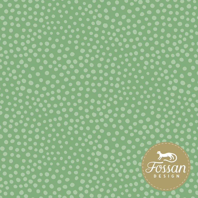 Stone Dots Organic Jersey, Light Green