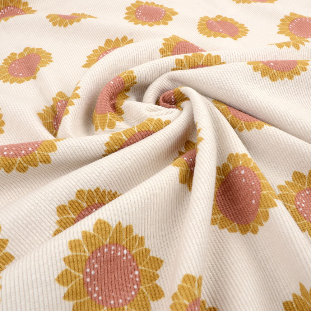 Sunflower Organic Ribbed Knit, Sand