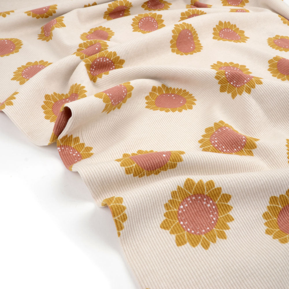 Sunflower Organic Ribbed Knit, Sand