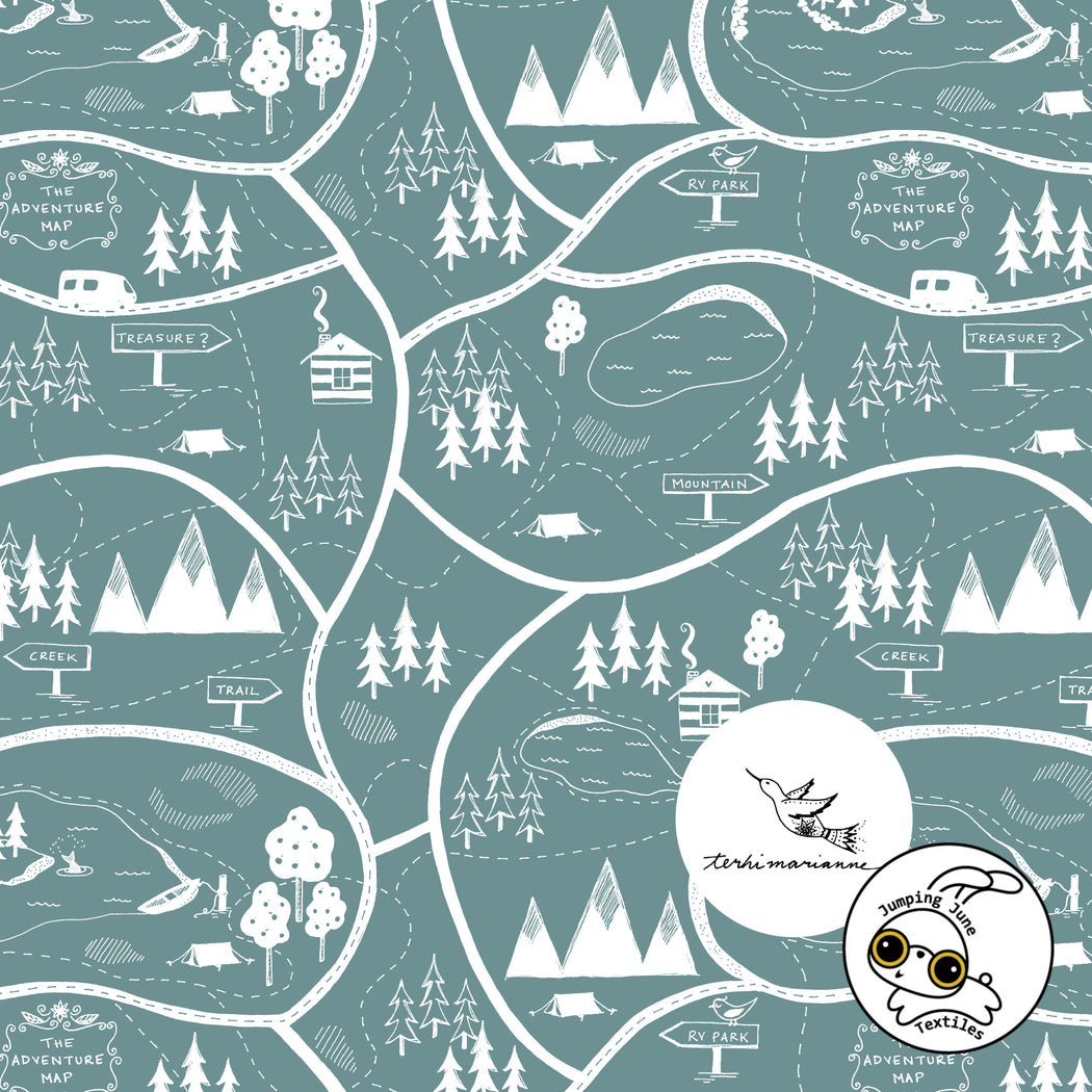 The Adventure Map Organic Jersey