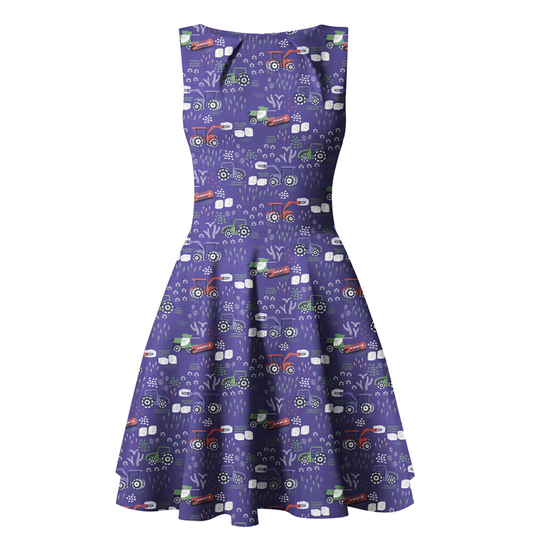 Tractors Organic Jersey, Purple