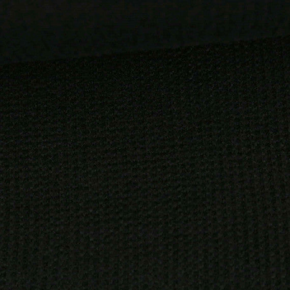 Viscose Sweater Knit, Black