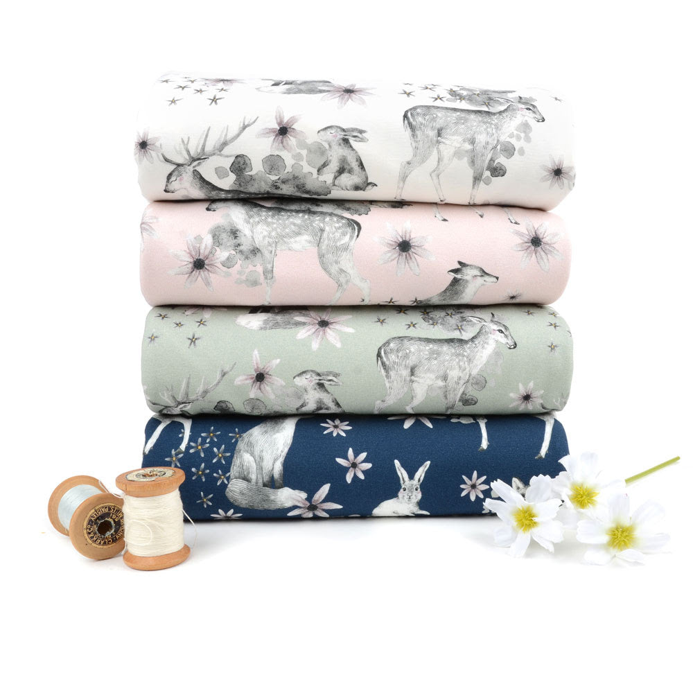 Wonderland Organic Jersey, Pale Pink