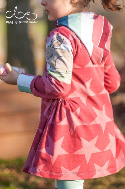 Big Stars Jersey, Raspberry by Mamasliebchen