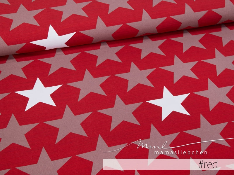 Big Stars Jersey, Red by Mamasliebchen