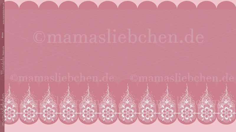 Mandala Jersey Rapport, Rose by Mamasliebchen